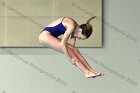 Maddy Morrison  Wheaton College Women's diver Maddy Morrison competes against Babson College, January 11, 2020. - Photo By: KEITH NORDSTROM : Wheaton, Swimming, Maddy Morrison